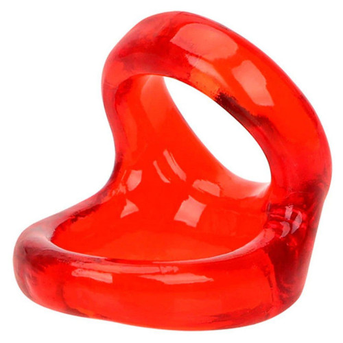Erox Cock Ring Red Latex Testis Destekli Penis Halkası