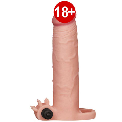 Lovetoy Pleasure X-Tender Vibrating Sleeve Klitoris Uyarıcı Titreşimli Penis Kılıfı LV1065