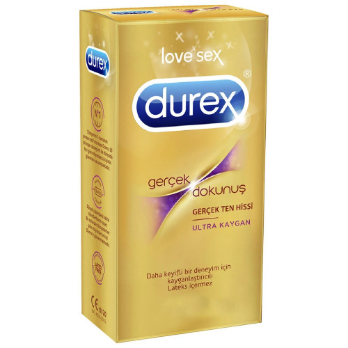 Durex Gerçek Dokunuş Ten Hissi Prezervatif 10'lu Paket Kondom
