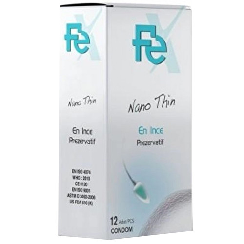 Fe Classic Nano Thin 12'li Tam Esnek Prezervatif