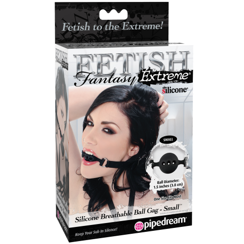 Fetish Fantasy Extreme Silicone Breathable Ball Gag Small