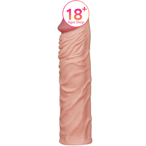 Erox Realistic Penis Sleeve Realistik Penis Kılıfı 19 cm