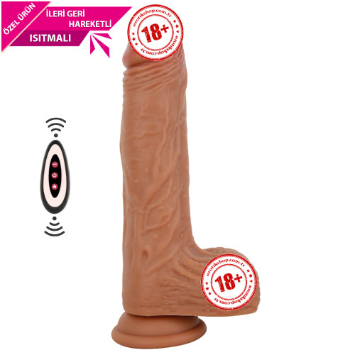 Sexual World Natural Texture İleri Geri Hareketli Penis 21cm