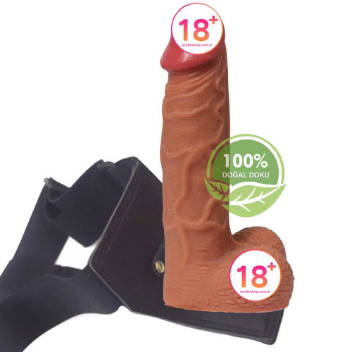 Dildo Series Hans Dual Belden Bağlamalı Realistik Penis 21 cm