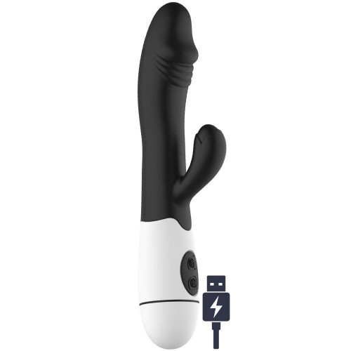 Erox Vibe Black 30 Mod Klitoris Stimülasyon Rabbit Vibratör