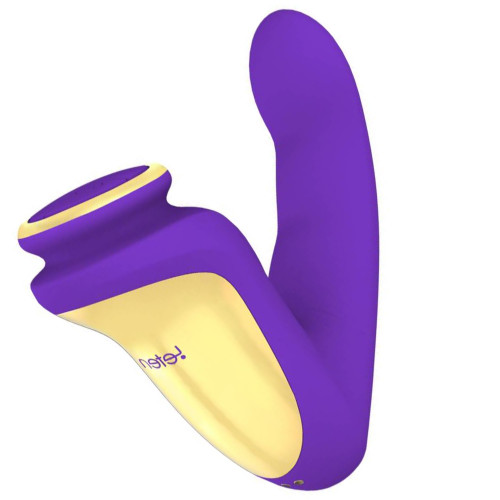 Leten Finger Isıtılabilir G-Spot Orgazm Vibratör-Purple