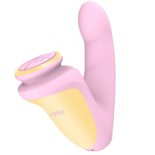 Leten Finger Isıtılabilir G-Spot Orgazm Vibratör-Pink