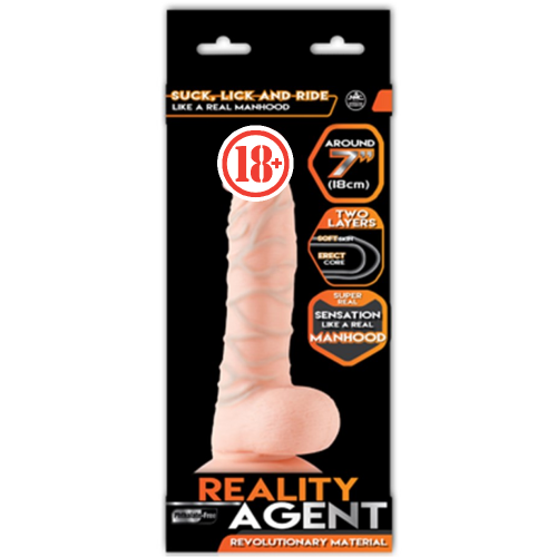 Reality Agent 7'' Çift Katmanlı Gerçekçi Realistik Penis 18 cm