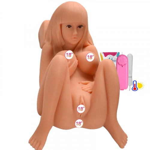 Xise Angena Titreşimli ve Isıtmalı Vücut Pozisyon Reall Doll Vajina Masturbator XS-MA20003