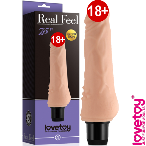 Lovetoy Real Feel Cyber Skin Yumuşak Doku Titreşimli Penis 19 cm