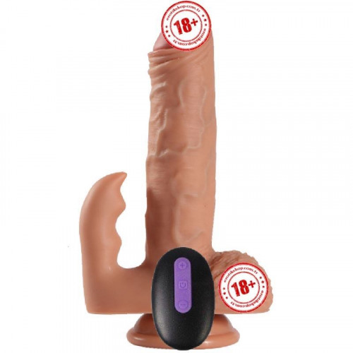 Shequ Brody Finger Vibe Sallama Modlu Dual Titreşimli Realistik Penis 21.5 cm