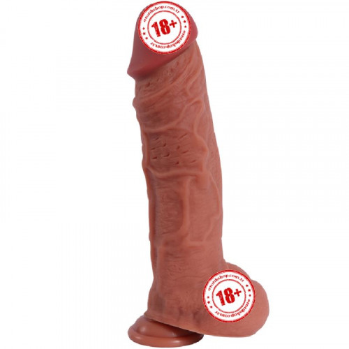 Dildo Series Jihad King 27 cm Ultra Gerçek Et Dokulu Realistik Kalın Penis