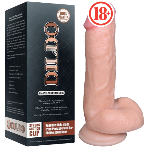 Dildo Series Kassadin 18 cm Realistik Dokuda Penis Sabitlenebilir Dildo