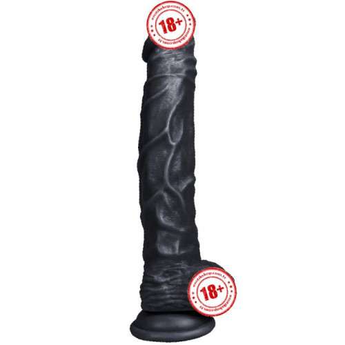 Dildo Series Knight 25 cm Vantuzlu Zenci Realistik Penis XS-WBC10002