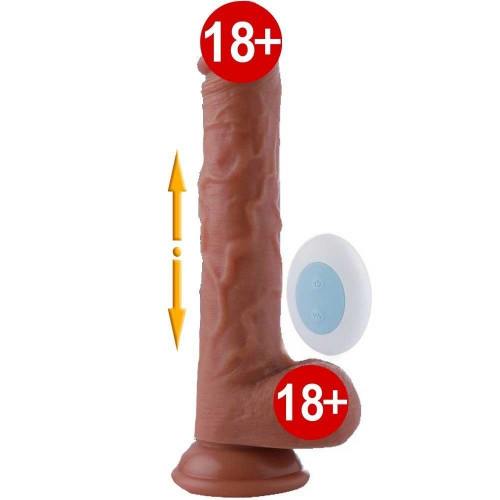 Dildo Series Thrusting Dildo Vibrator İleri Geri Hareket Özellikli Titreşimli Penis