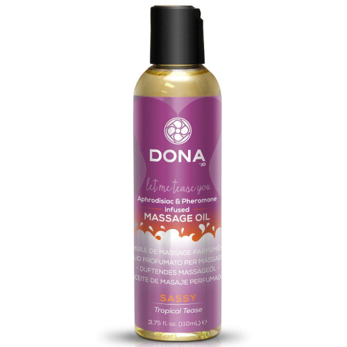 Dona Massage Oil Tropical Tease 110 ml Tropikal Öpülebilir Masaj Yağı
