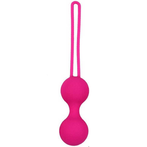 Erox Kegel Benwa Ball Small Pink Medikal Silikon Metal Jiggle Kegel Top