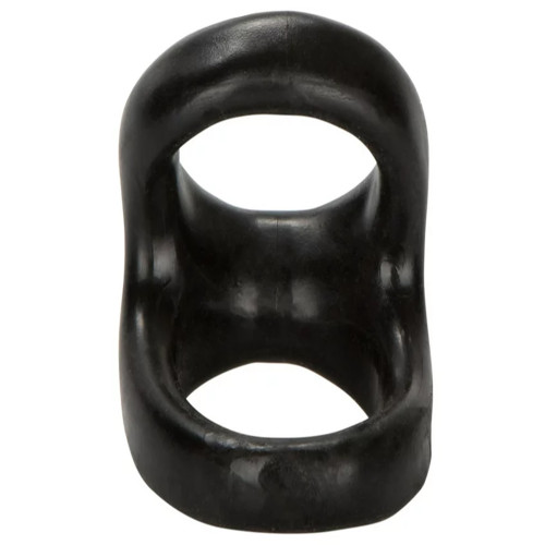 Sexual World Easy Realese Duo Silicone Cock Ring Penis Halkası-Black