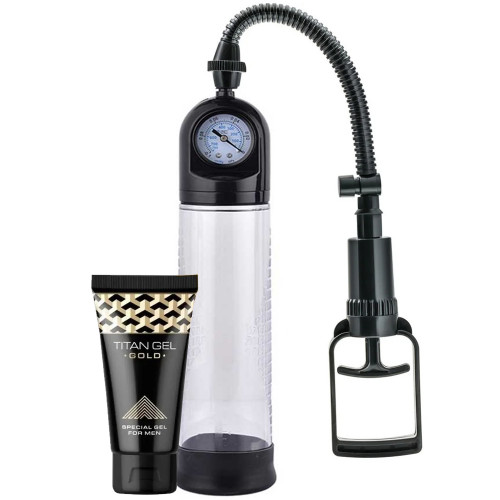 Erox Men's Pump Dijital Mekanizmalı Penis Pompası Titan Jel