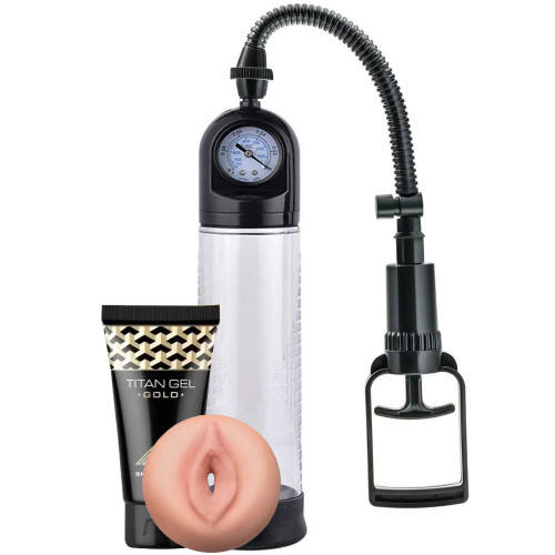 Erox Men's Pump Dijital Mekanizmalı Penis Pompası Titan Jel