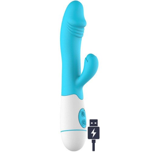 Erox Vibe Blue 30 Mod Klitoris Stimülasyon Rabbit Vibratör