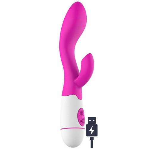 Erox Vibe Curve Pink 30 Mod Klitoris Stimülasyon Rabbit Vibratör