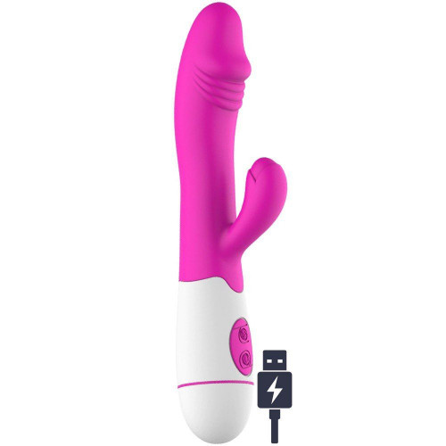 Erox Vibe Pink 30 Mod Klitoris Stimülasyon Rabbit Vibratör