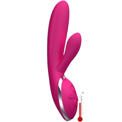 Janua Banner G-Spot Ultra Güçlü Klitoris Özel Bölge Isıtmalı Vibratör Pembe