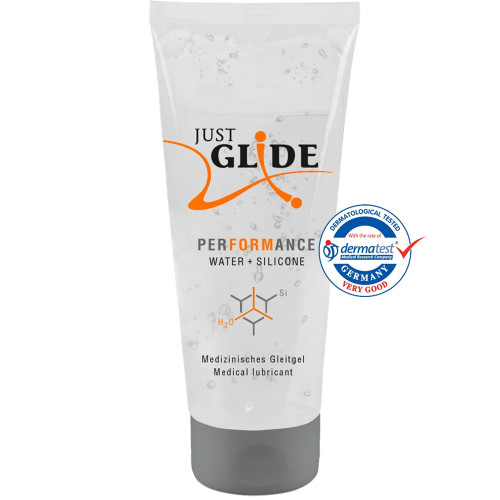 Just Glide Water-Based And Silicone Unisex Performance Gel 200 ml