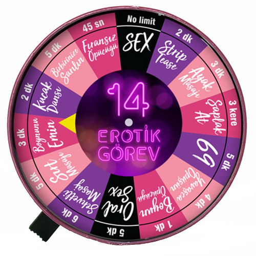 Erox Erotica Play Fantasy Erotik Oyun Görev Çarkı