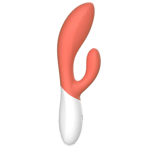 Lelo İna 3 Rechargeable Silicone G-Spot Rabbit Vibratör-Coral