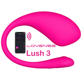 Lovense LUSH 3 Yeni Nesil Telefon ve Bluetooth Kontrollü Vibratör.