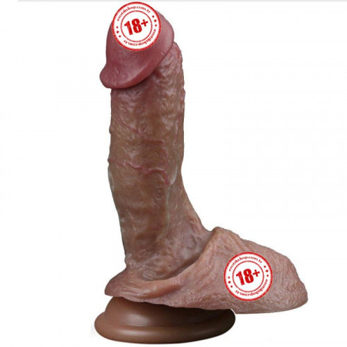 Lovetoy Dual Layered Silicone Cock 19.5 cm Realistik Penis LV411051