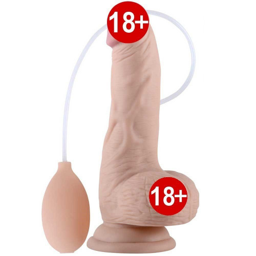 Lovetoy Soft Ejaculation Cock With Ball 20 cm Fışkırtmalı Boşalan Penis