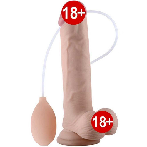 Lovetoy Soft Ejaculation Cock With Ball 23 cm Fışkırtmalı Boşalan Penis