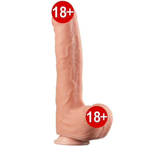 Lovetoy King 11'' Dual-Layered Silicone Cock Çift Katmanlı Gerçekçi Dildo 28 cm