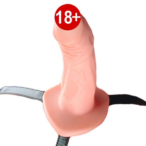 Lovetoy İçi Boş Unisex Kullanılabilen 17 Cm Belden Bağlamalı Penis LV3001