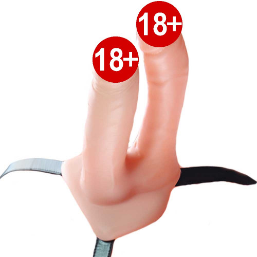 Lovetoy Unisex Double Penetrator 15 cm Çift Çataflı Çatal Strapon Penis LV3005