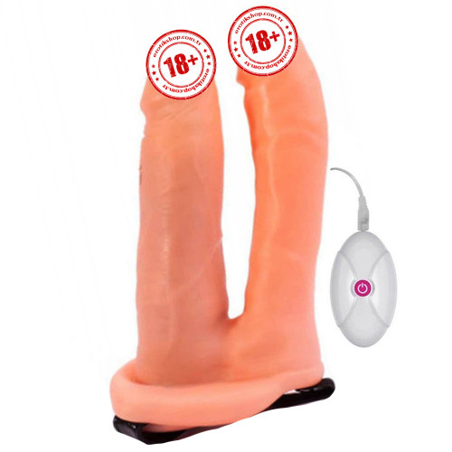 Lovetoy Vibrating Unisex Hollow Double Strap On İçi Boş Kemerli Penis