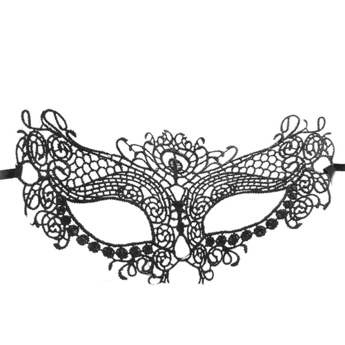 Merry See Black Lace Two Hallowen Mask Dantelli Göz Maskesi