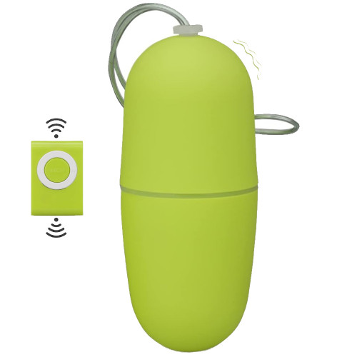 Sexual World Remote Control Egg Vibe Giyilebilir Mini Vibratör-Yeşil