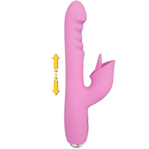 Nalone T-May İleri Geri Yapabilen Dönebilen Titreşimli Klitoris Uyarıcılı Vibratör CS-B043