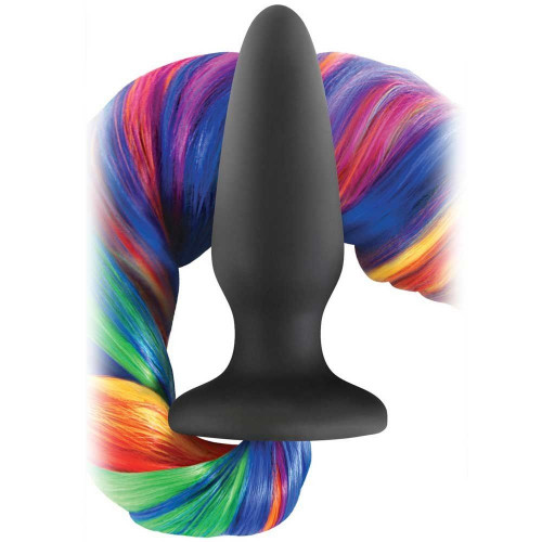 Ns Novelties Unicorn Tails Black Kuyruklu Silikon Plug