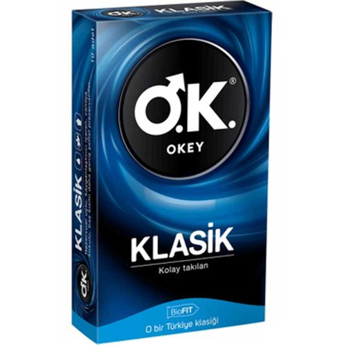 Okey Klasik Prezervatif 10 lu Paket Kondom
