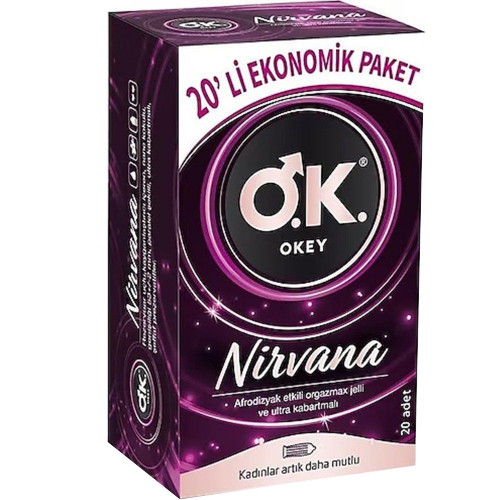 Okey Nirvana Eko Paket 20'li Orgazmax Prezervatif