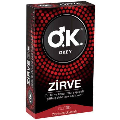 Okey Zirve Prezervatif 10 lu Paket Kondom