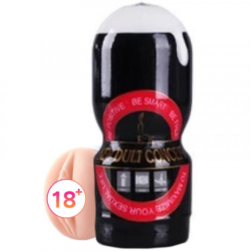 Passion Cup Black Emiş Etkili Ekstra Tırtıklı Realistik Vajina