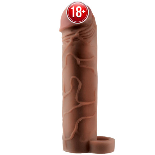 Pipedream Fantasy X-Tensions Perfect 2'' Brown With Ball Strap Penis Kılıfı