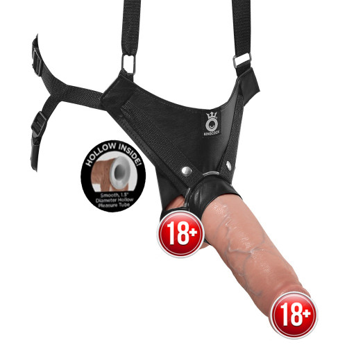 Pipedream King Cock 28 cm Hollow Strap-On Suspender System