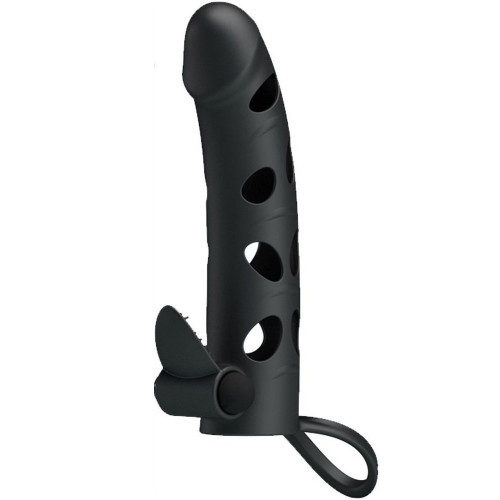 Pretty Love Klitoris Uyarıcılı Ultra Lüks Teknolojik Penis Kılıfı